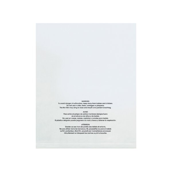 Bsc Preferred 14 x 20'' - 2 Mil Flat Suffocation Warning Poly Bags, 1000PK BUY00018321 - main